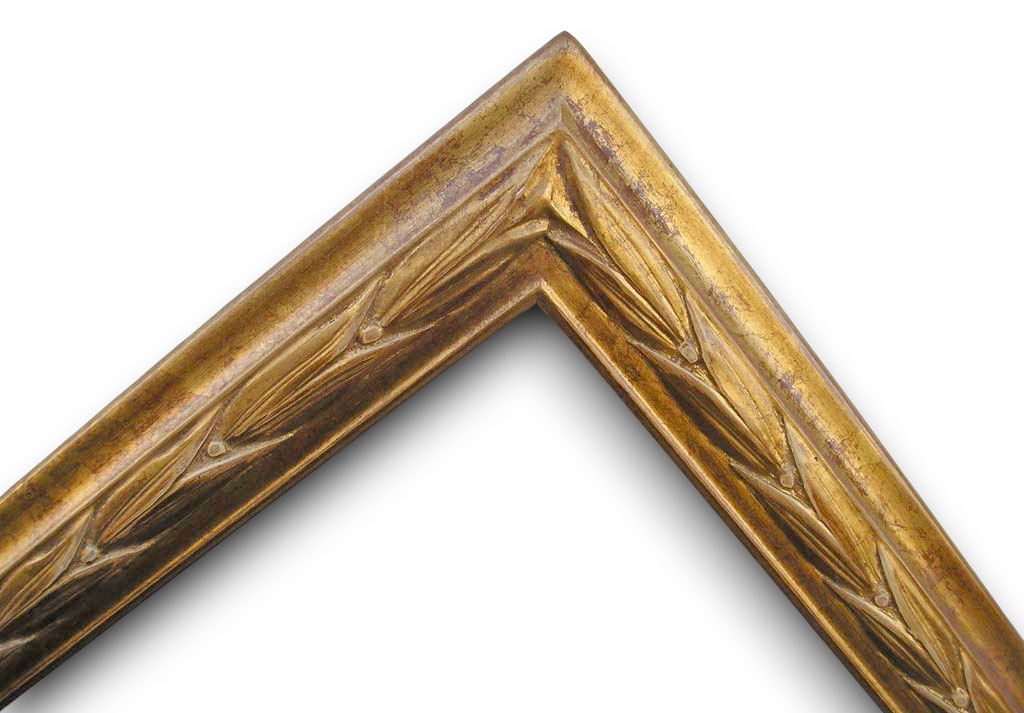 Egée GM Sculpté feuilles de laurier or