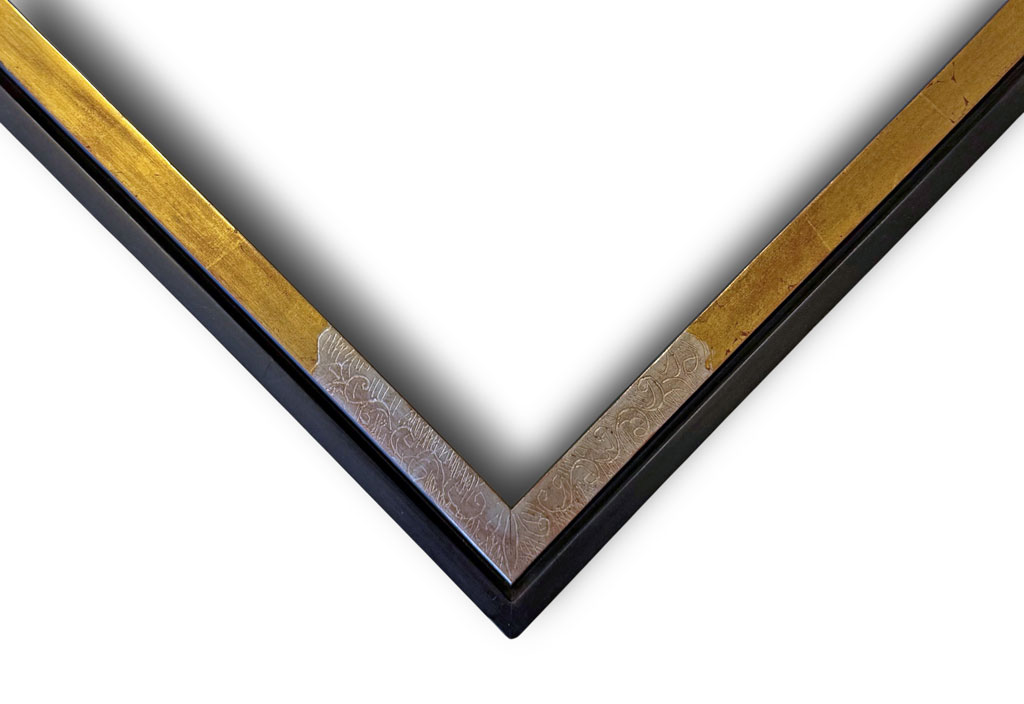 Arcobaleno 35, Angles gravés or blanc or fin reste couleur