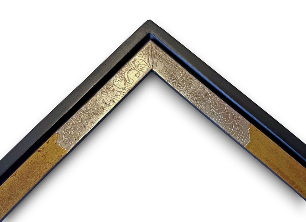 Arcobaleno 35, Angles gravés or blanc or fin reste couleur