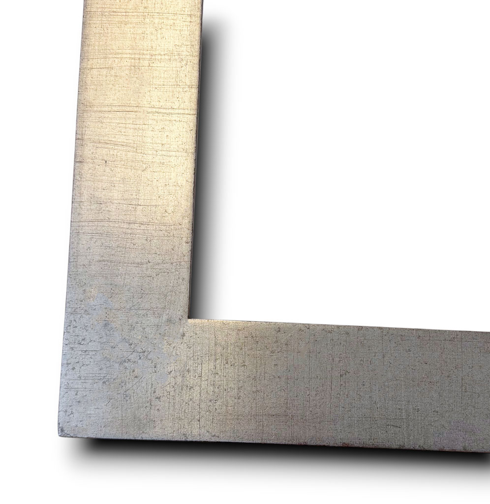 Carré 70*35, Argent griffé