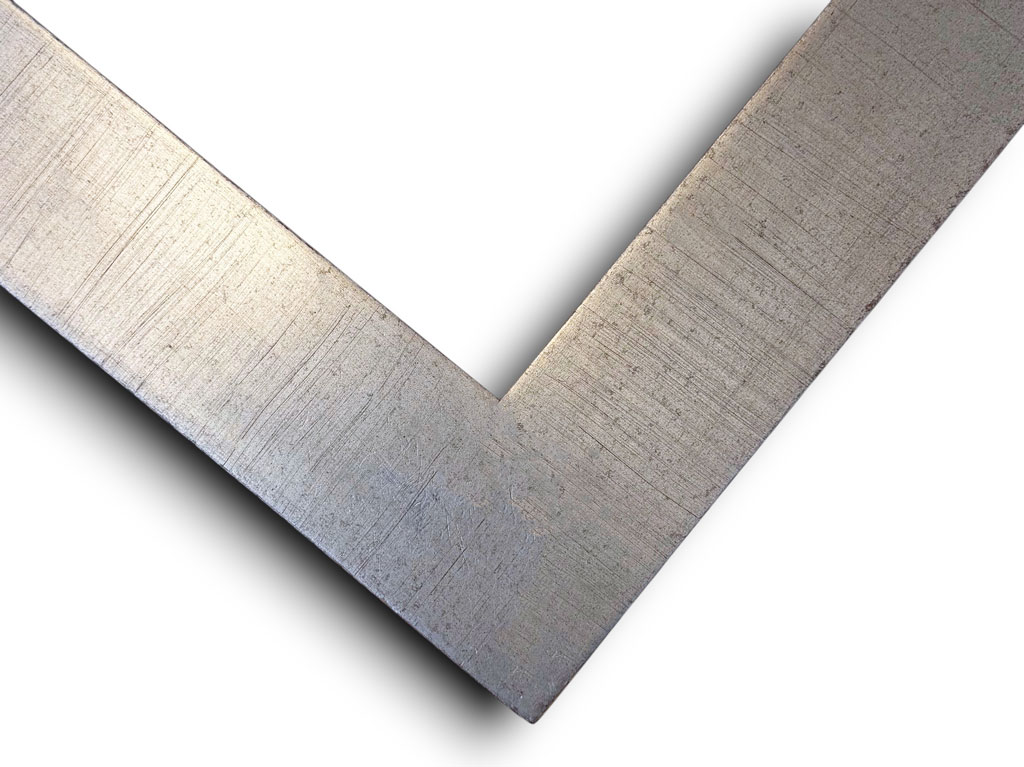 Carré 70*35, Argent griffé