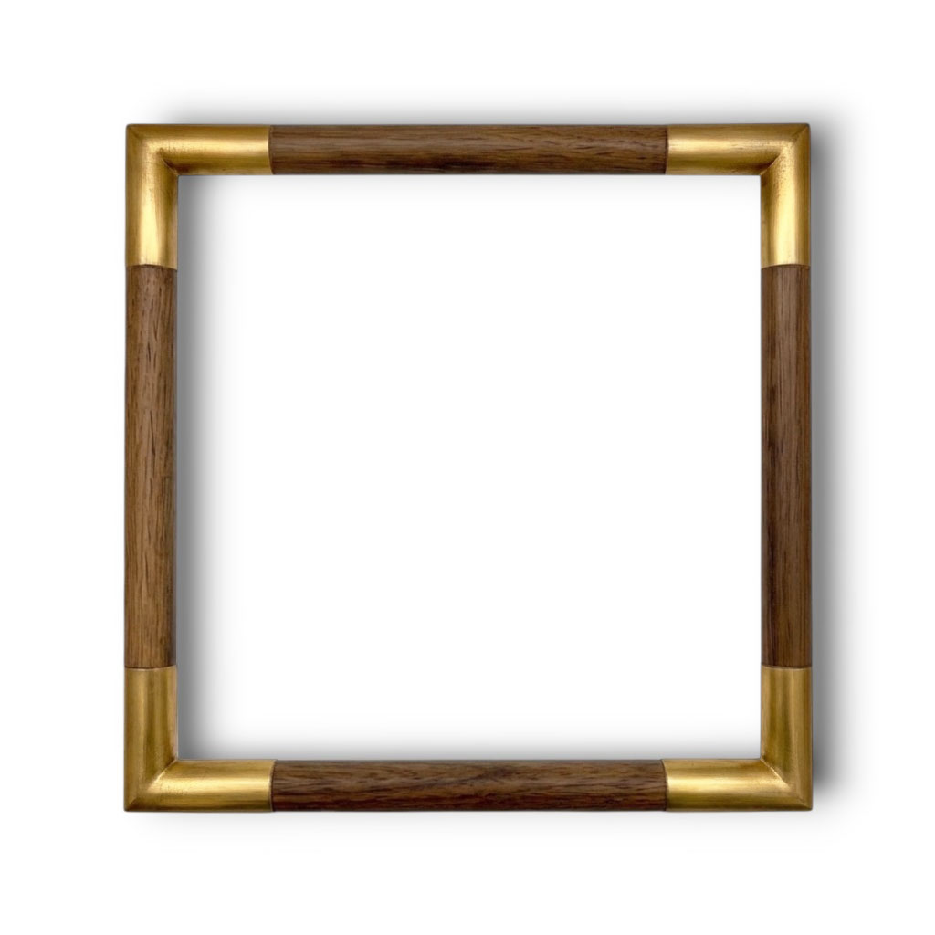 Jonc 4 Haut 50 L: 30 mm / H: 50 mm Chêne naturel angles or