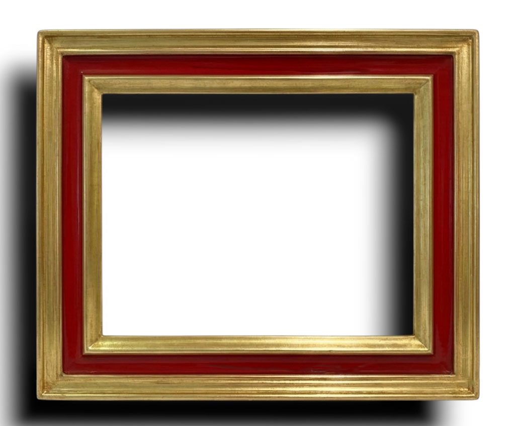 Nefertari Or plat rouge vif